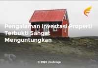 Pengalaman Investasi Properti Terbukti Sangat Menguntungkan