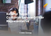Ketahui Tugas Customer Service Officer Representative