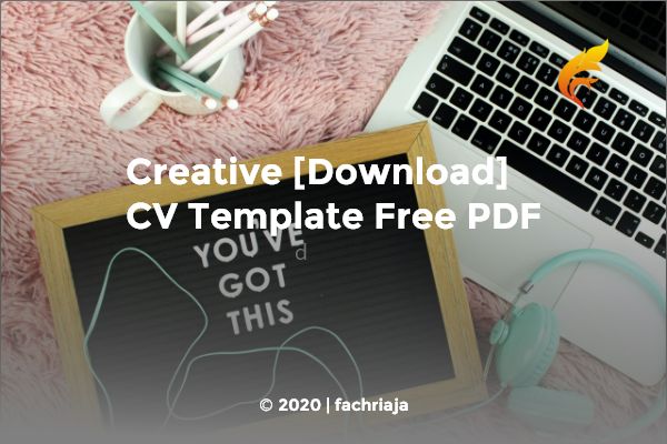 Creative [Download] CV Template Free PDF