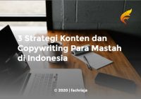 3 Strategi Konten dan Copywriting Para Mastah di Indonesia