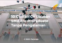 10 Contoh CV Lulusan SMA Fresh Graduate Tanpa Pengalaman