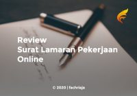 Review Surat Lamaran Pekerjaan Online